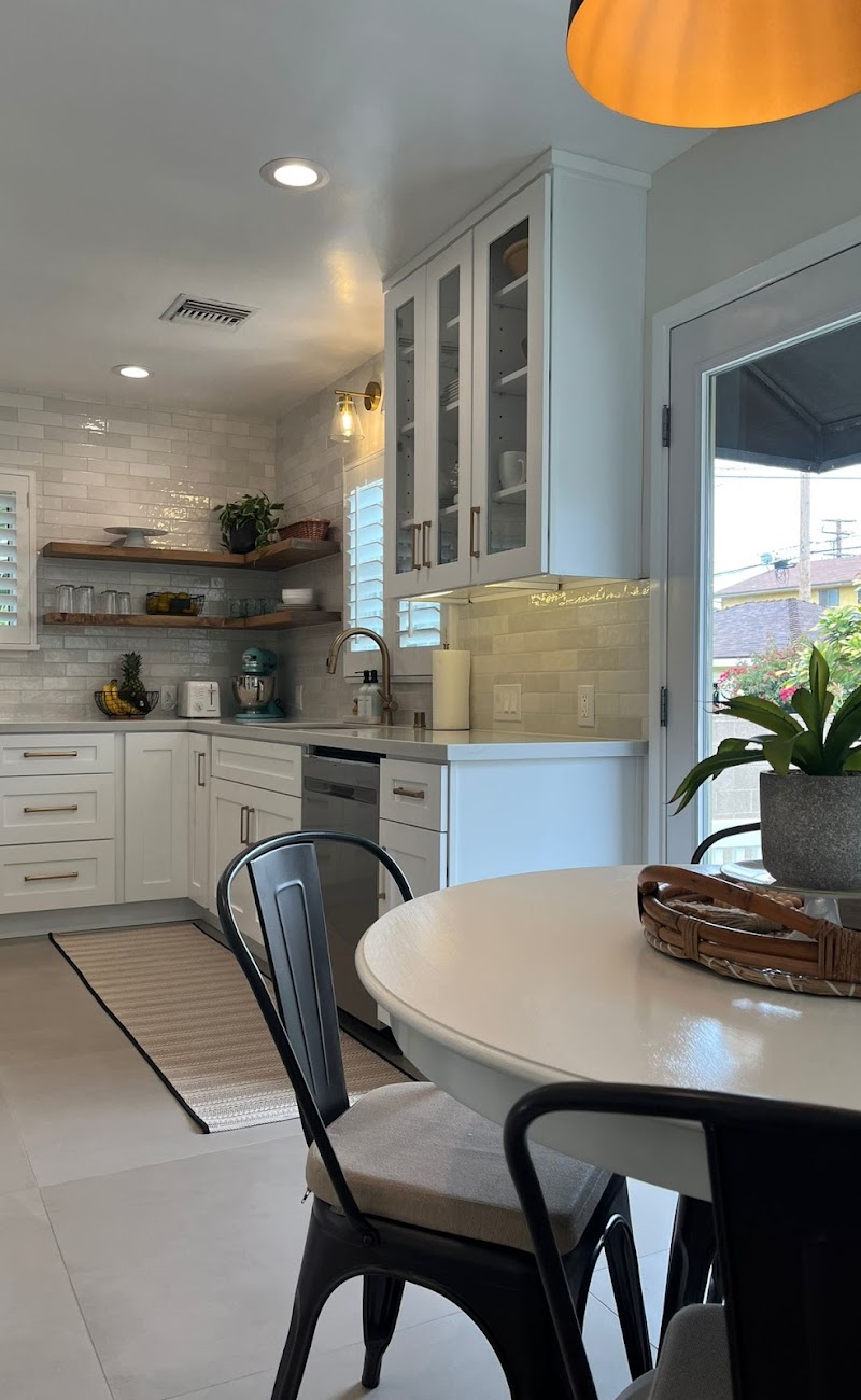 Tall kitchen view